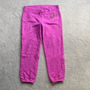GAP women’s Vibrant Pink Joggers size m medium
